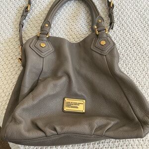 Marc by Marc Jacobs Grey Leather Workwear Handbag